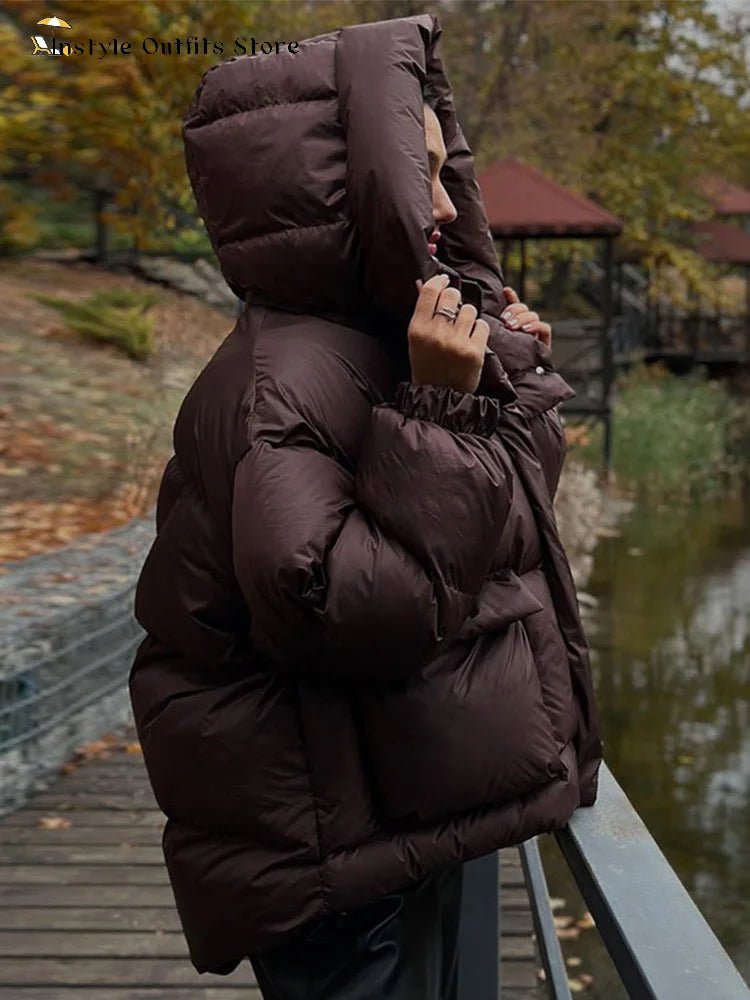 Blair - Women's Puffer Jacket with Hood - photo 6