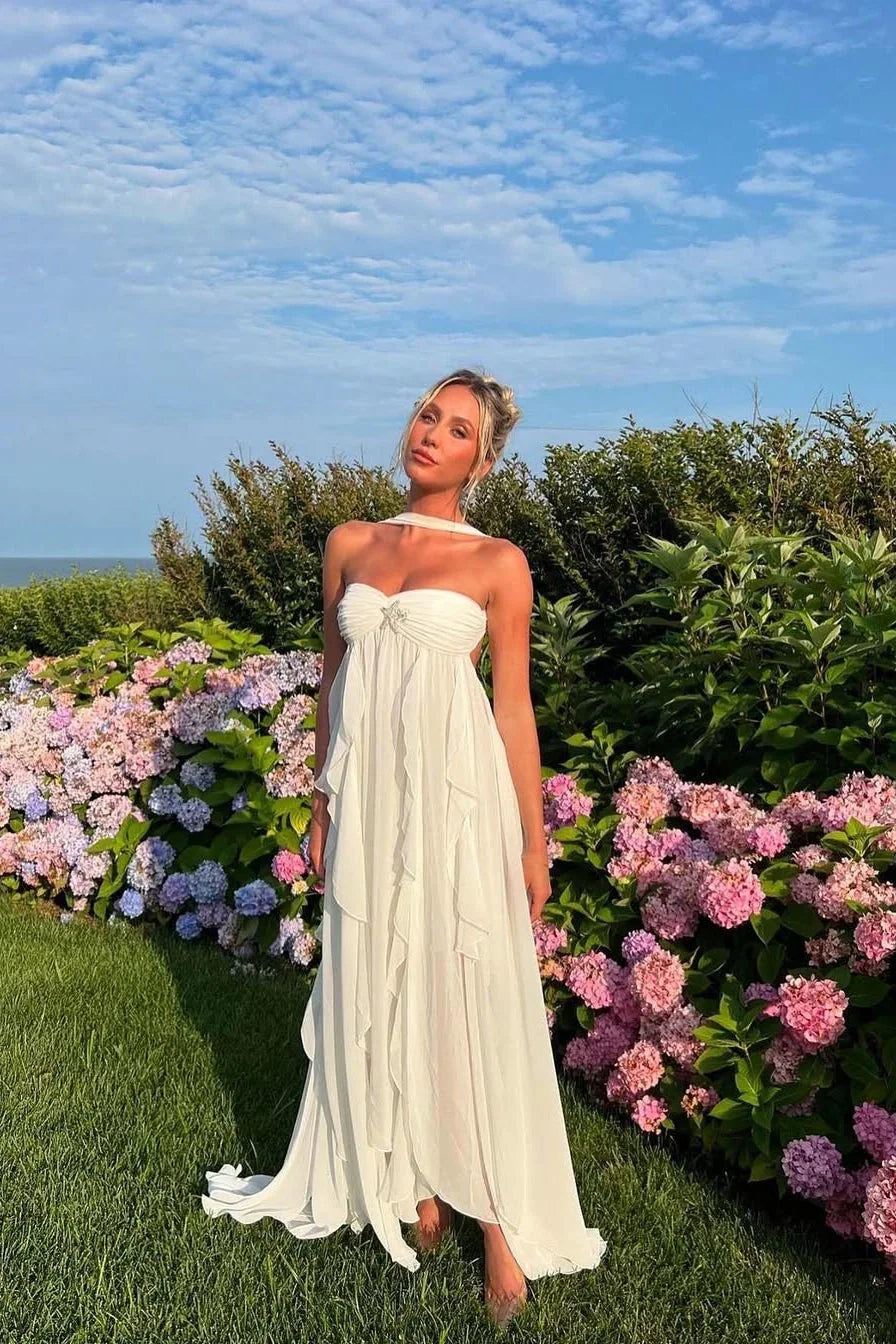 Blythe - Women's Ruffle Evening Maxi Dress - photo 10