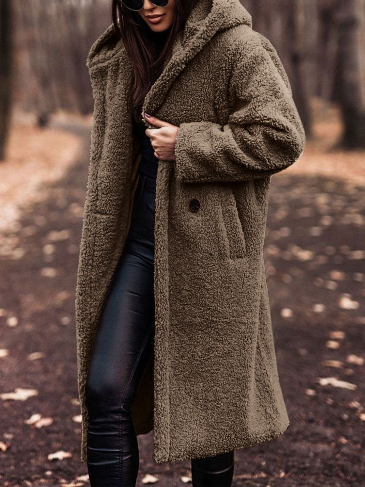 Brianna - Women's Relaxed Coat in Fleece Lining - photo 10