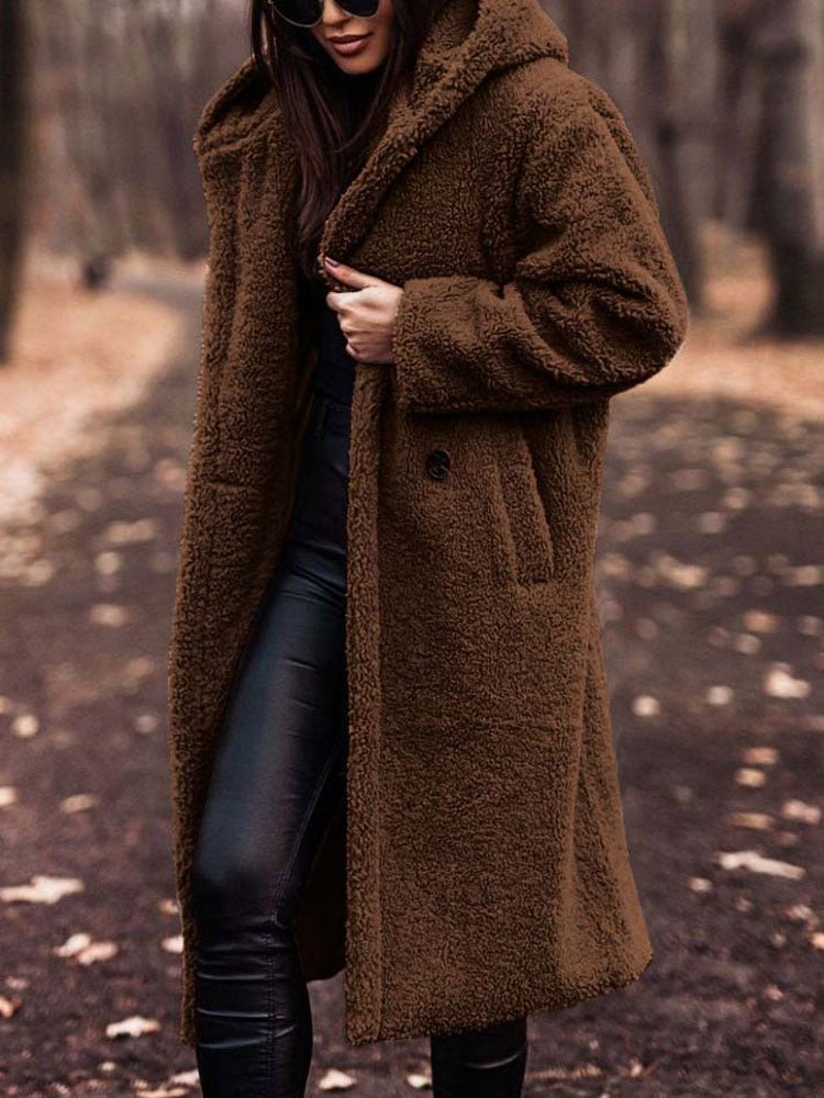 Brianna - Women's Relaxed Coat in Fleece Lining - photo 12