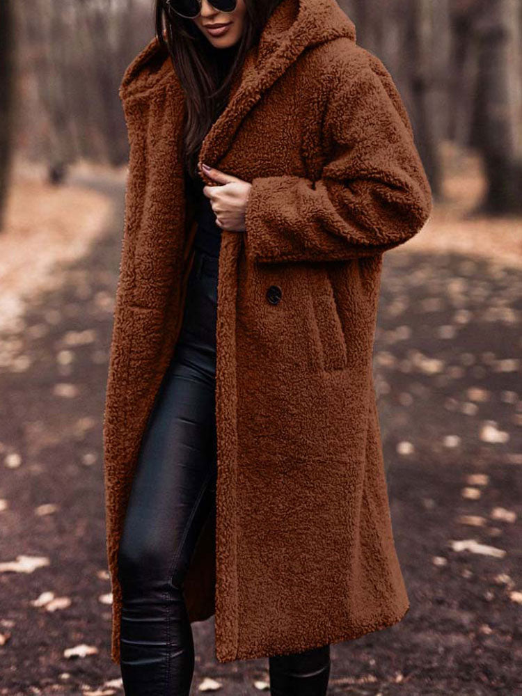 Brianna - Women's Relaxed Coat in Fleece Lining - photo 2