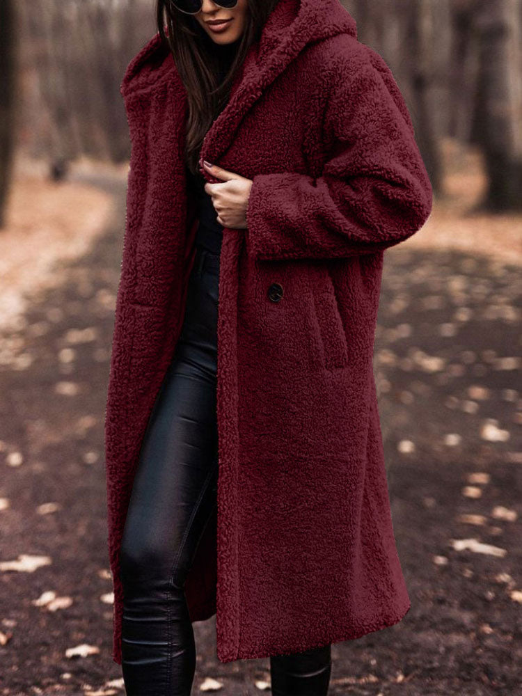 Brianna - Women's Relaxed Coat in Fleece Lining - photo 3