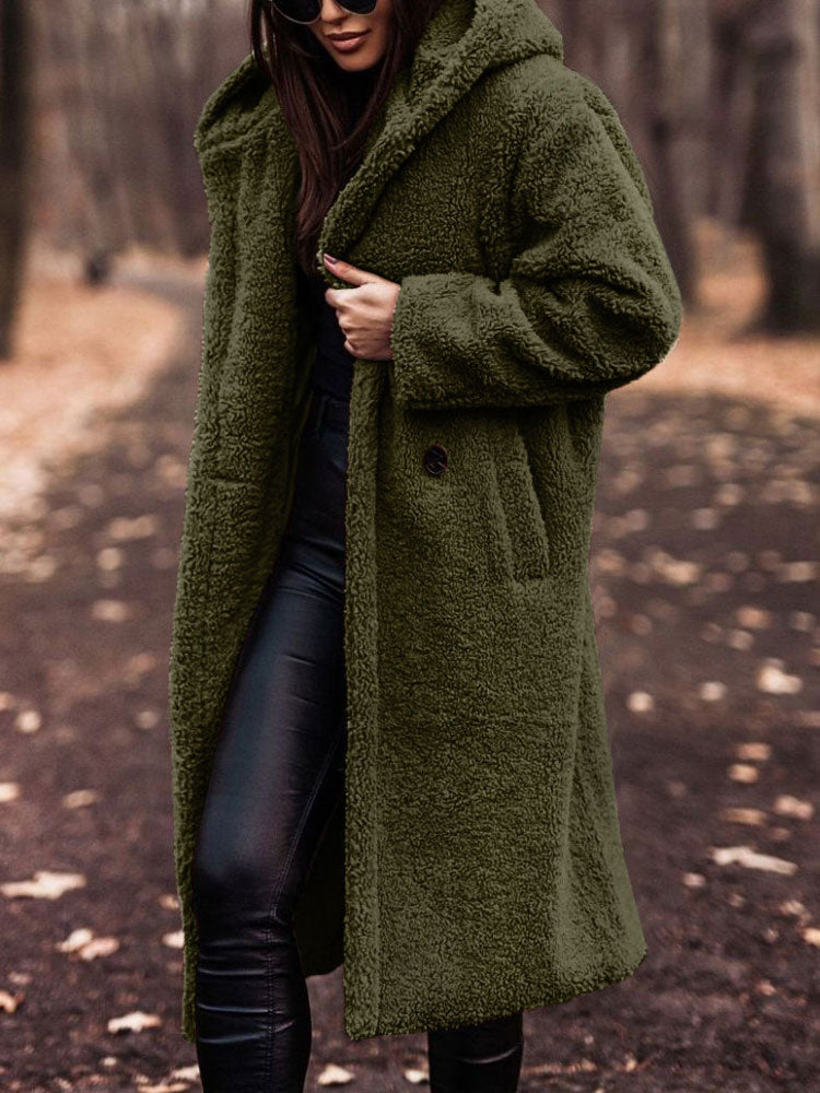 Brianna - Women's Relaxed Coat in Fleece Lining - photo 8