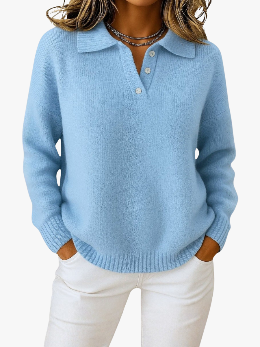 Brienne - Women's Jumper in Knit with Roll Neck - photo 6