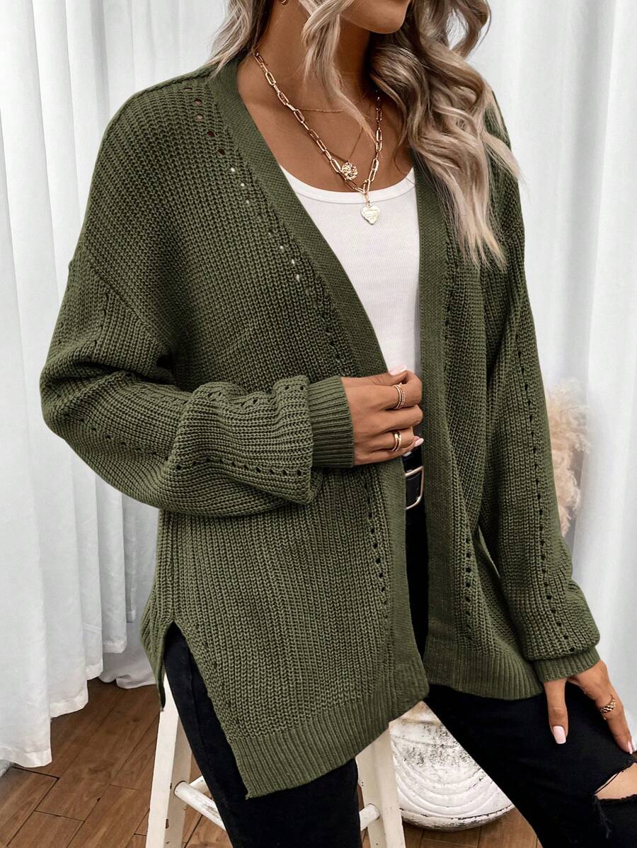 Brittany - Women's Relaxed Cardigan in Knit - photo 4