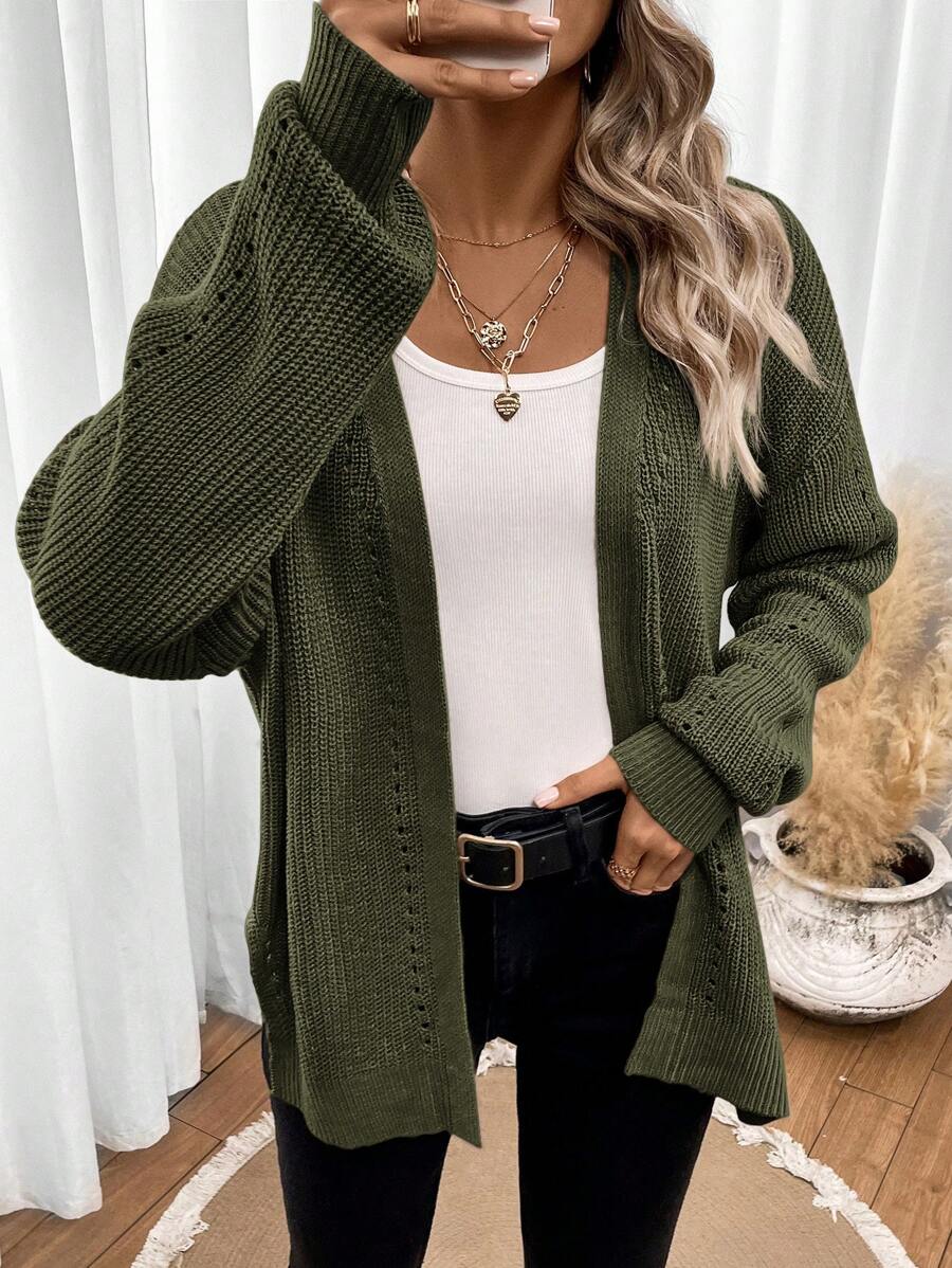 Brittany - Women's Relaxed Cardigan in Knit - photo 6