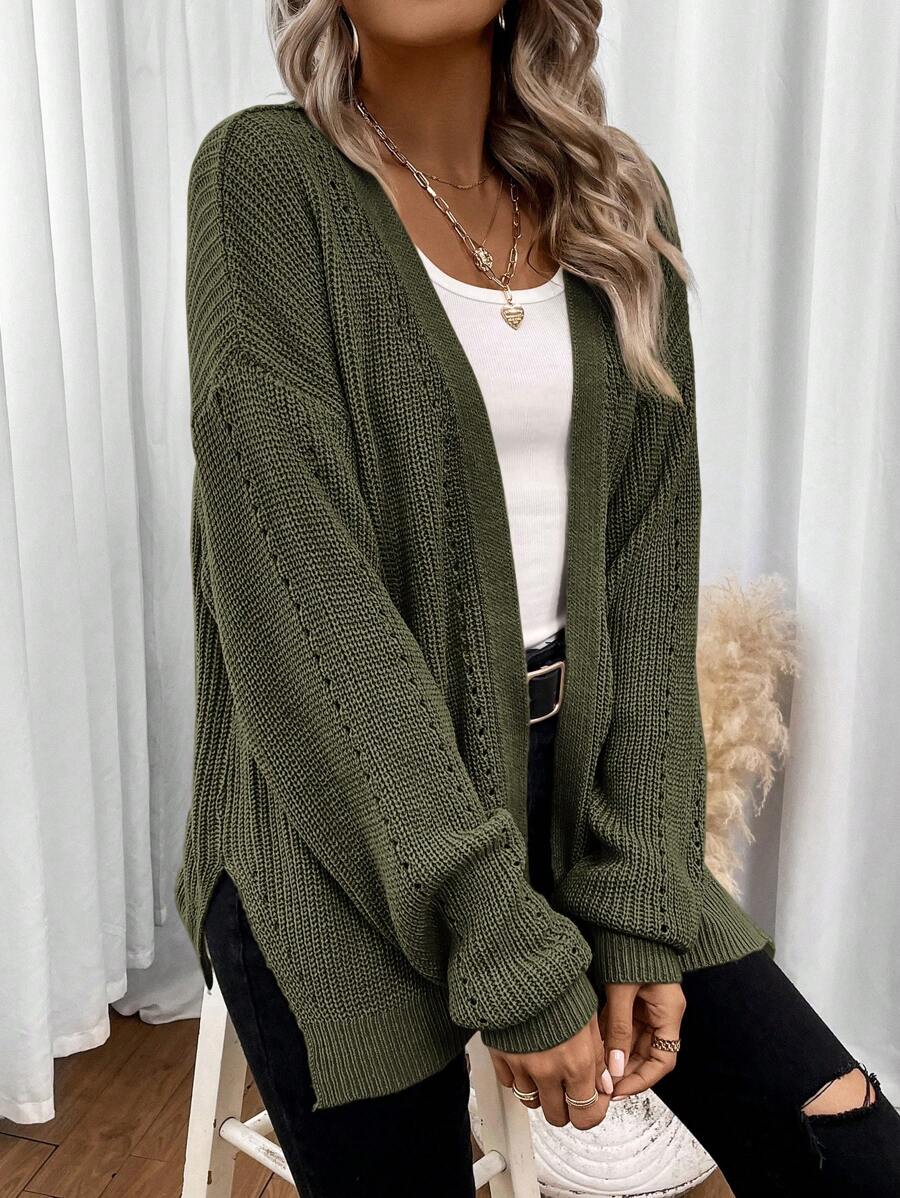 Brittany - Women's Relaxed Cardigan in Knit - photo 7
