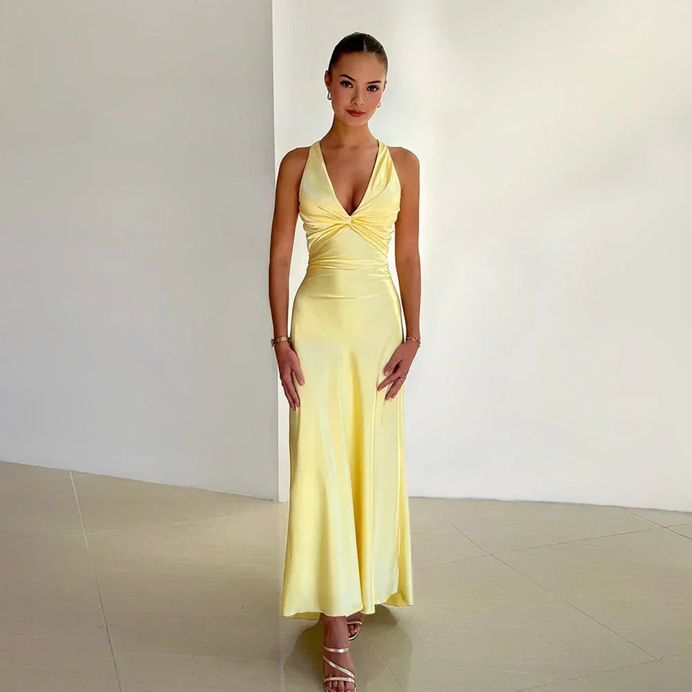Bryn - Women's Wrap Maxi Dress - photo 1