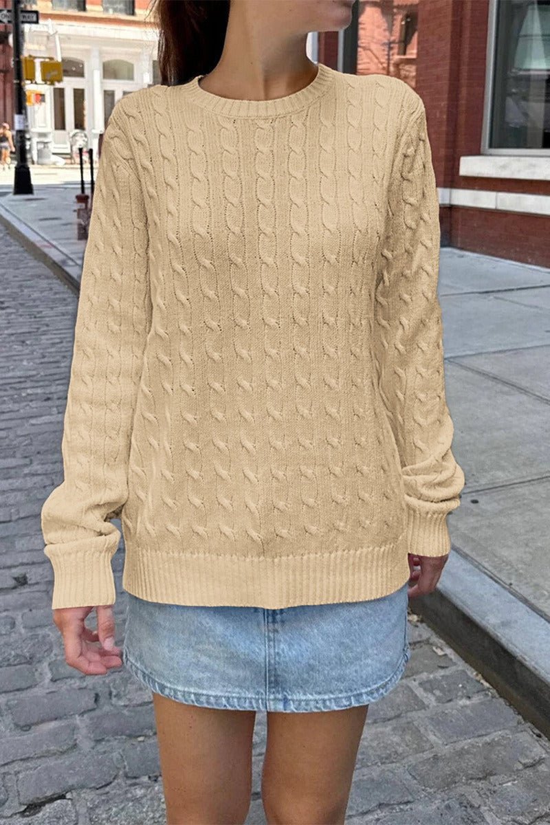 Calla - Women's Relaxed Jumper in Knit with Long Sleeves - photo 3
