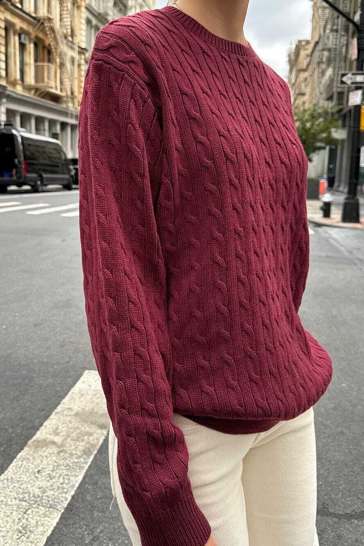 Calla - Women's Relaxed Jumper in Knit with Long Sleeves - photo 6