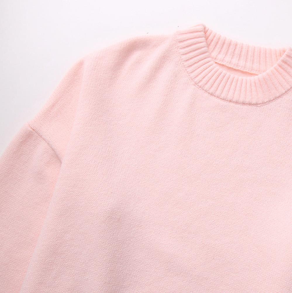 Cecile - Women's Oversized Jumper with Ribbed Cuffs - photo 8