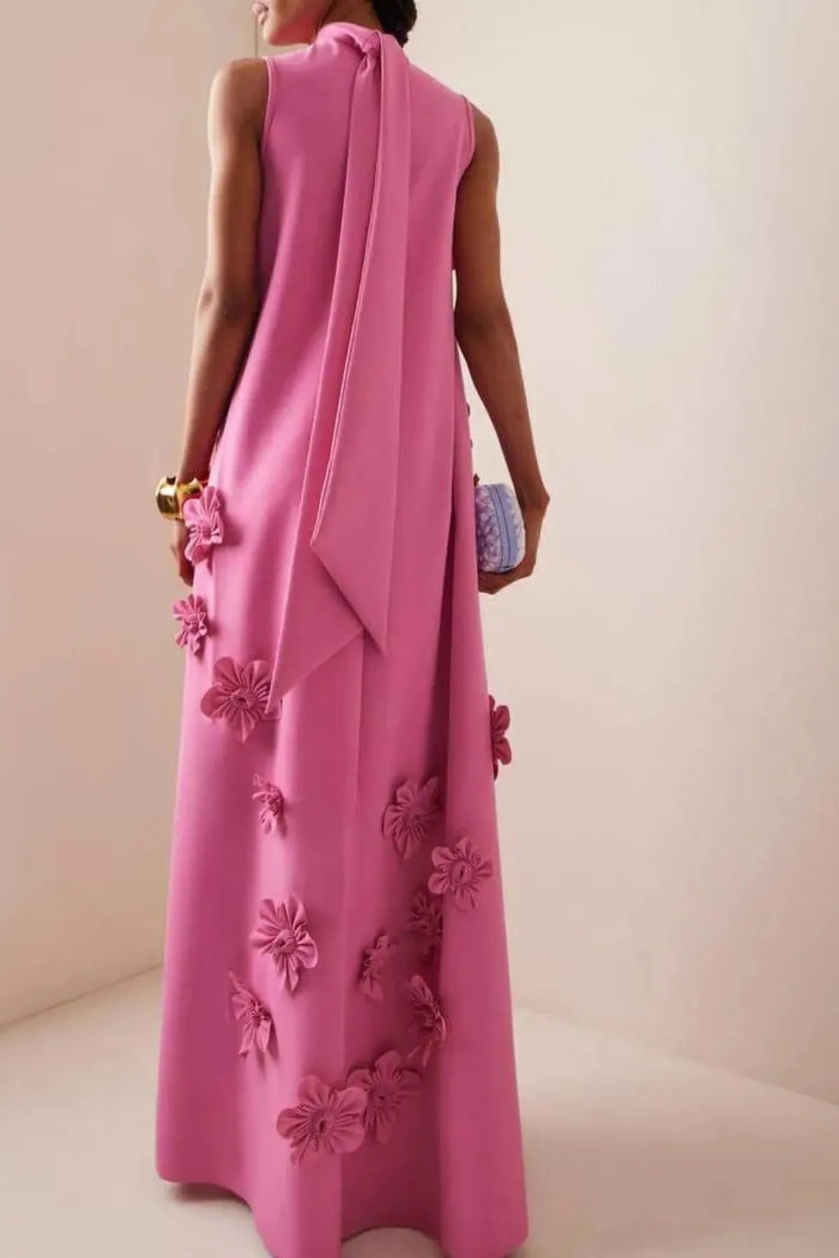 Joanna - Women's Structured Maxi Dress for Summer