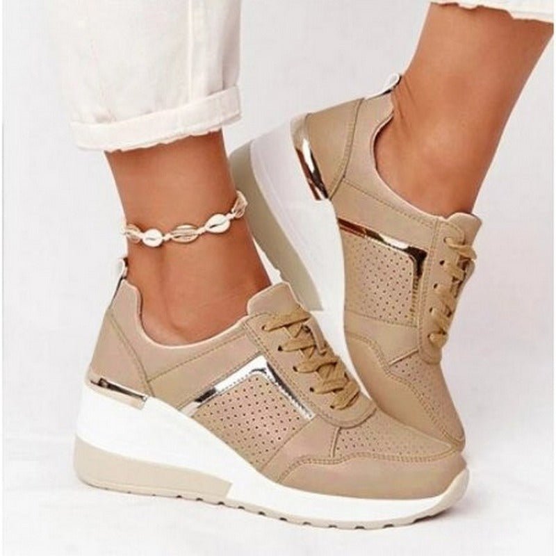 Wren - Women's Wedge Sneakers