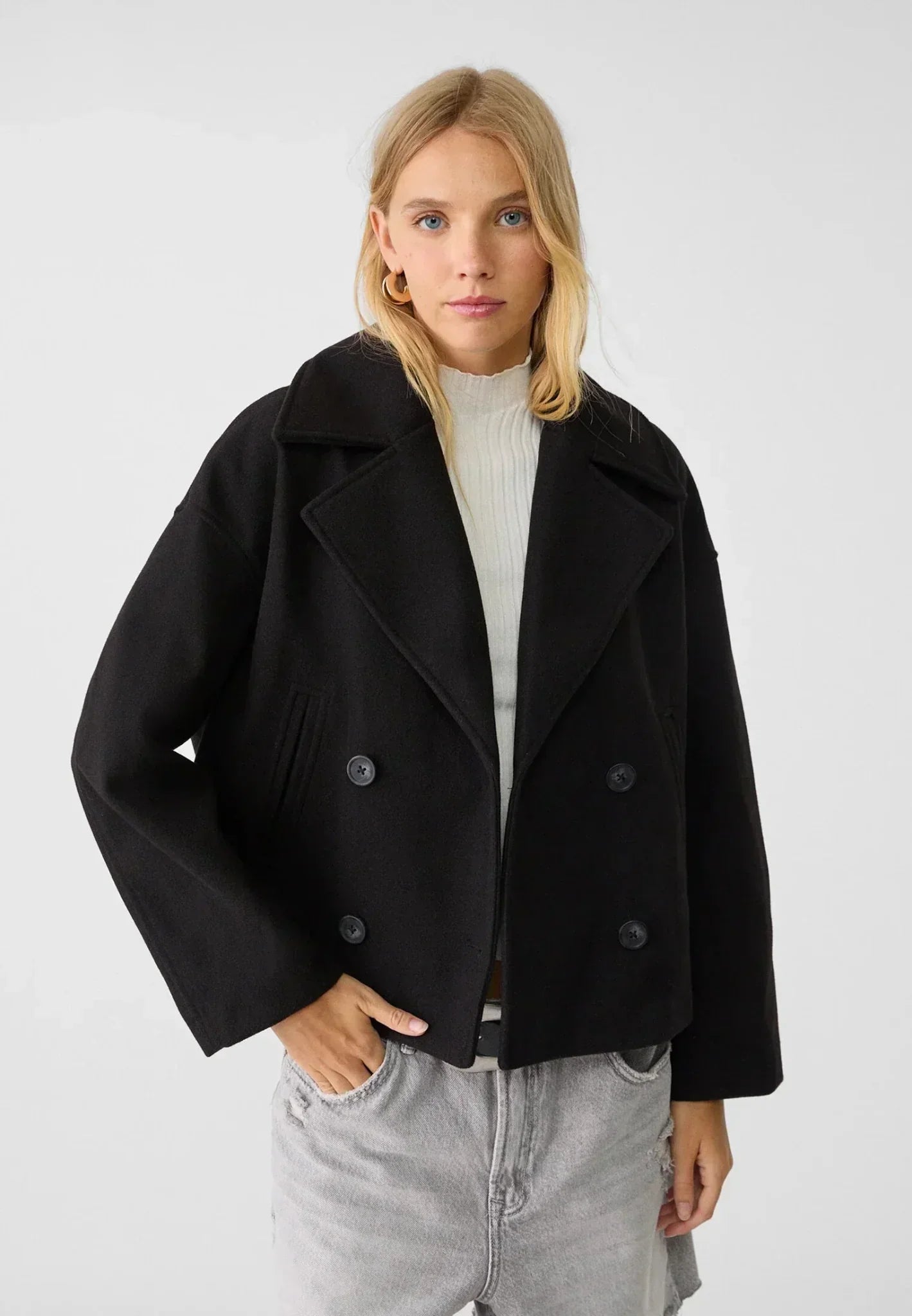 Judith - Women's Wrap Winter Coat with a Neat Finish