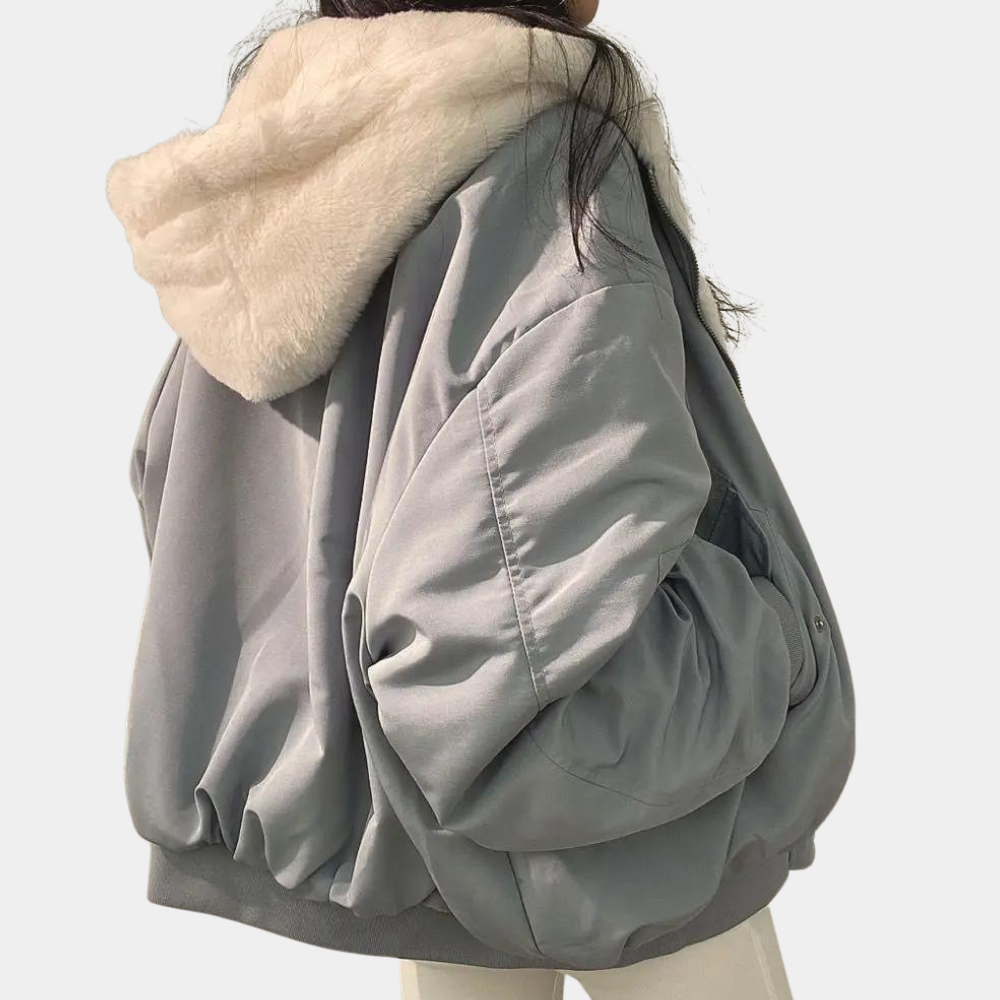 Clover - Women's Oversized Teddy Coat - photo 2