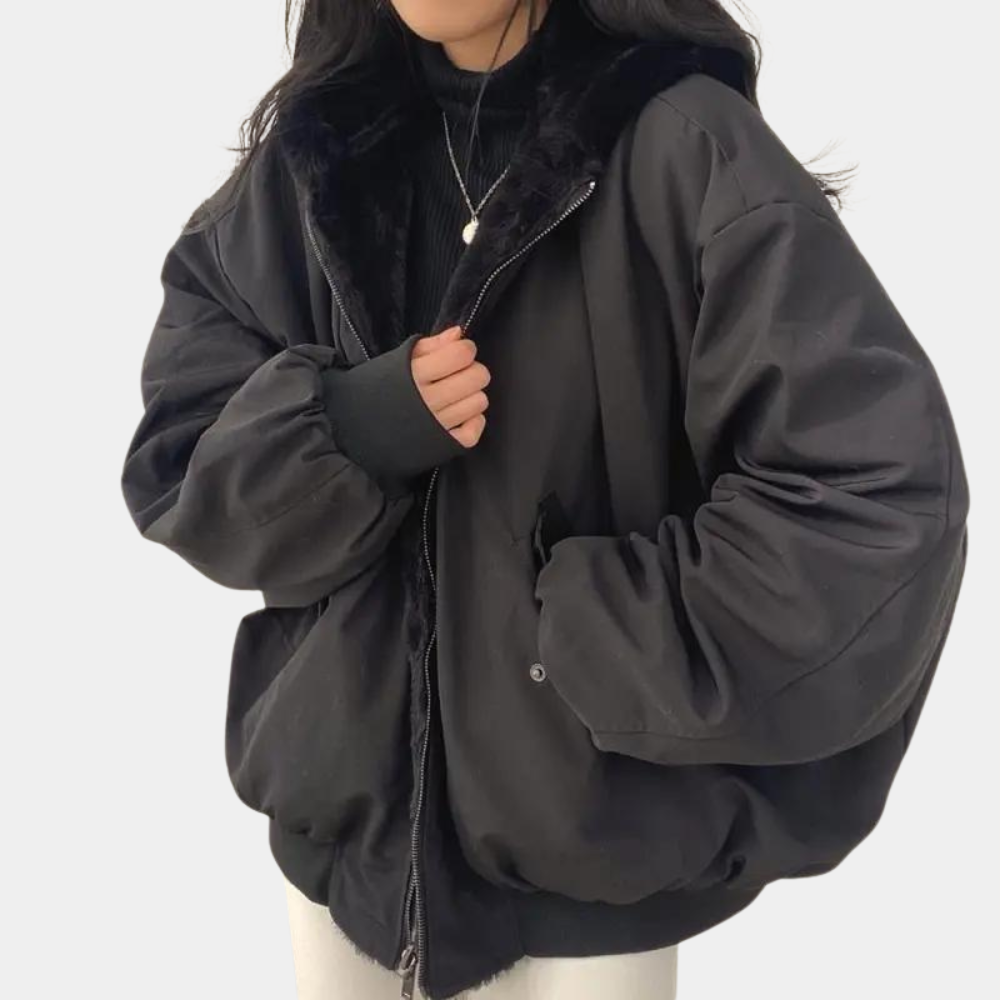 Clover - Women's Oversized Teddy Coat - photo 5