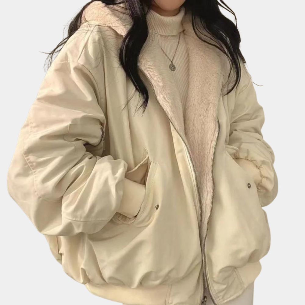 Clover - Women's Oversized Teddy Coat - photo 6