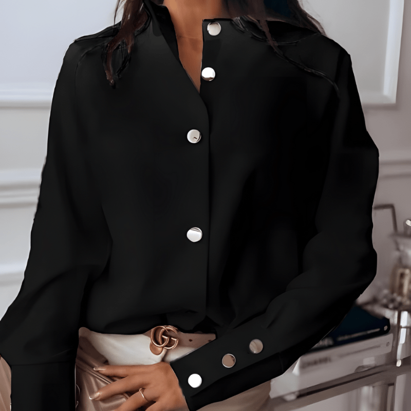 Corrie - Women's Blouse with Button Front - photo 2