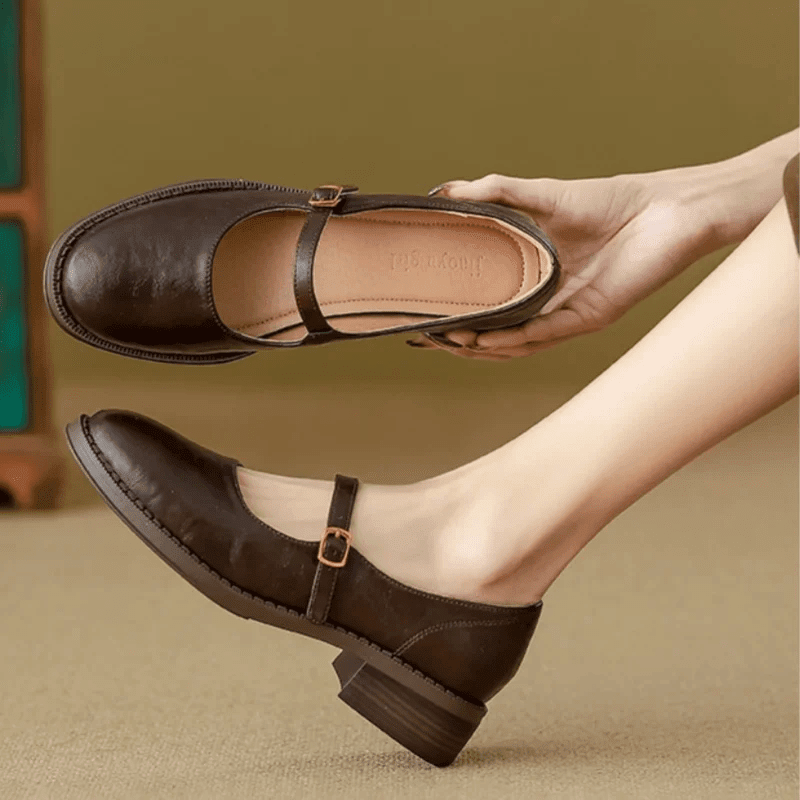 Women's Mary Jane Ballerinas with Low Heel