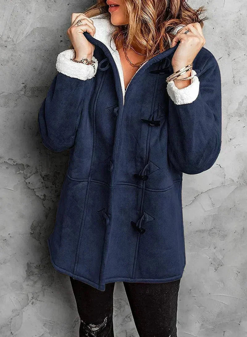 Charlotte - Women's Fleece-Lined Hooded Coat