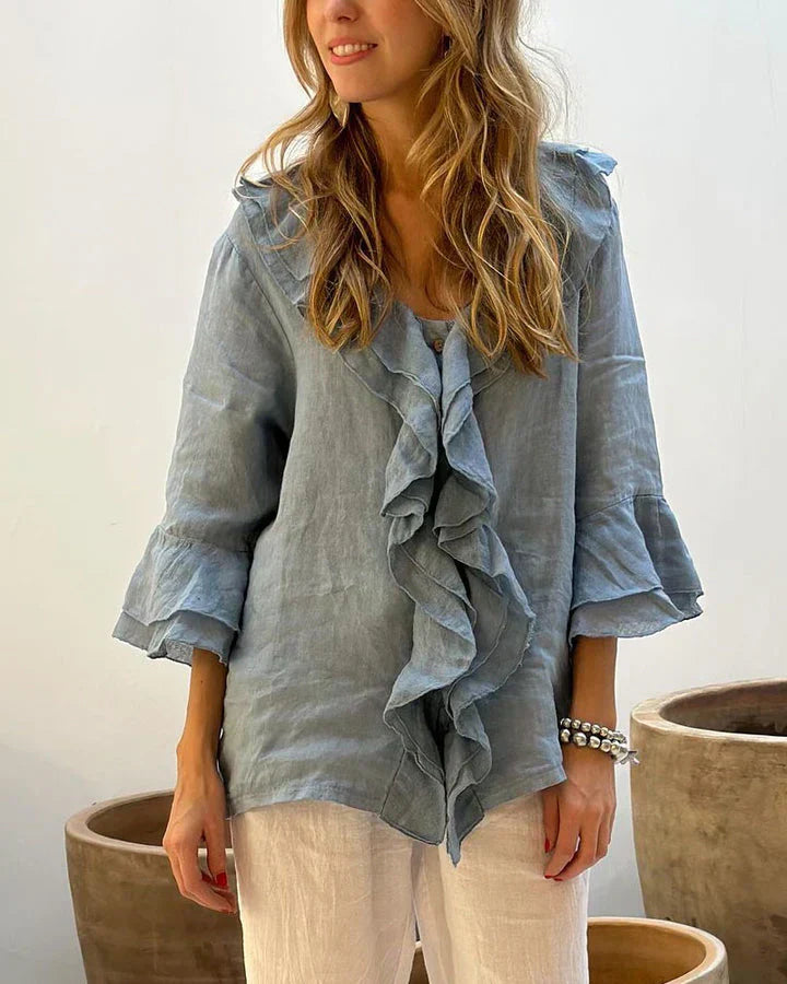 Mallee - Women's Ruffled Blouse