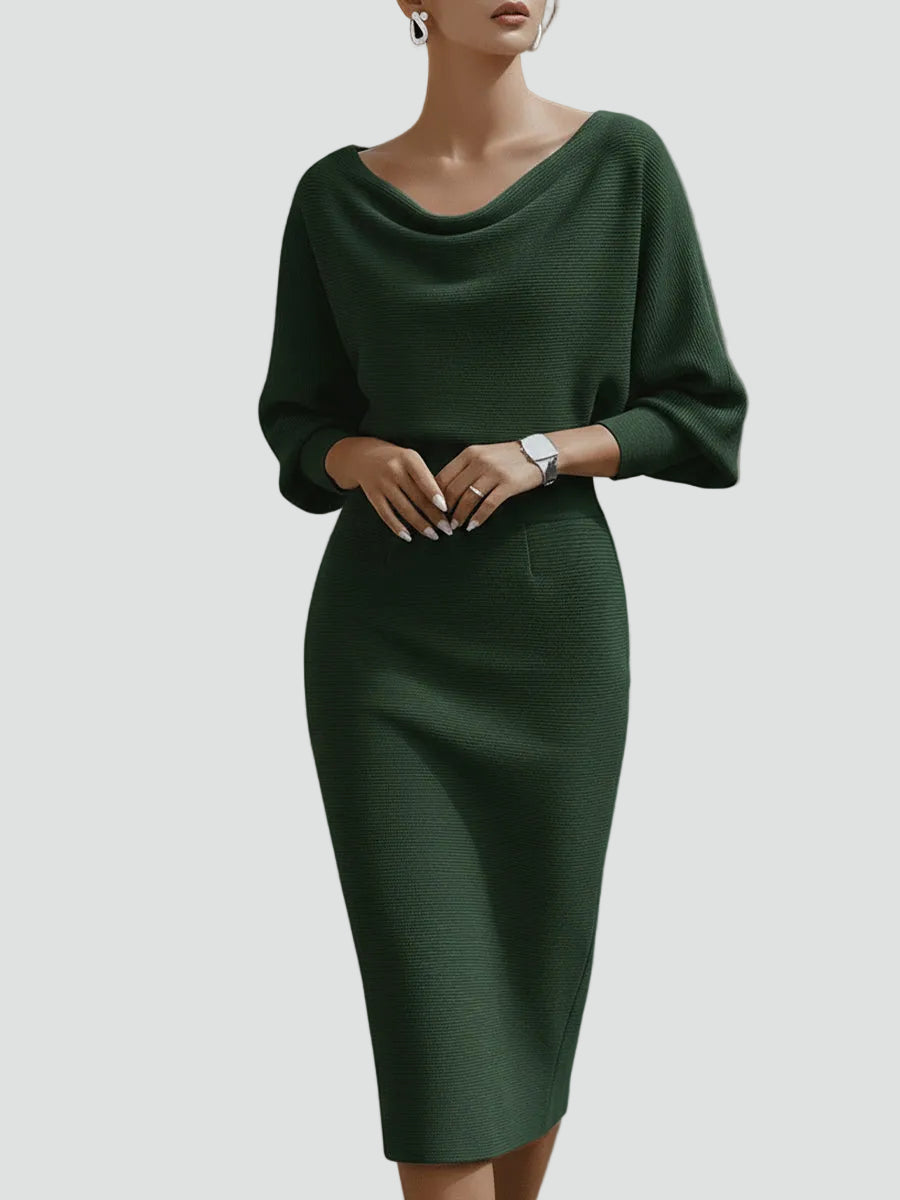 Della-Mae - Women's Dress in Knit with Three-Quarter Sleeves - photo 16