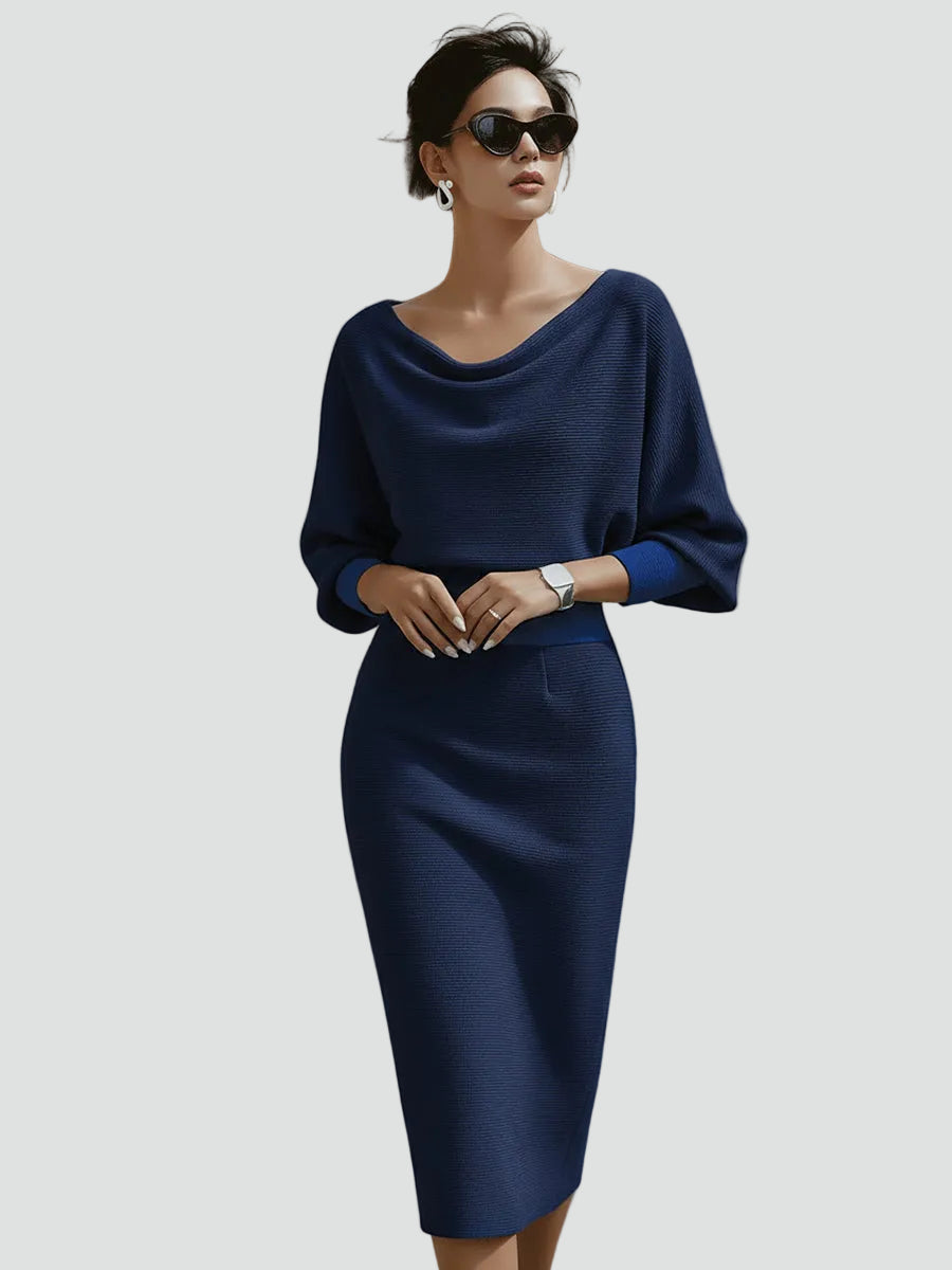 Della-Mae - Women's Dress in Knit with Three-Quarter Sleeves - photo 18