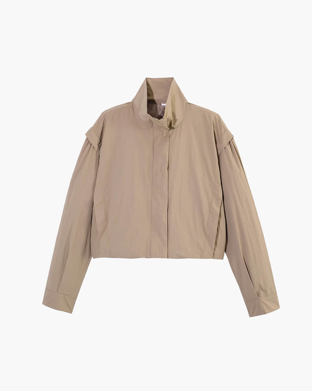 Dove - Women's Cropped Jacket with Collar - photo 4