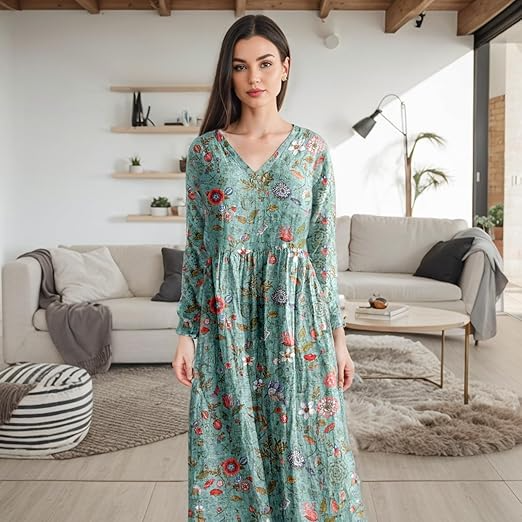 Joy - Floral Print Women's Dress (Plus Size Available) - photo 2