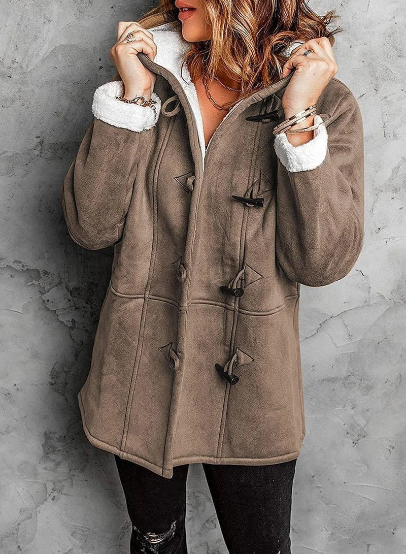 Charlotte - Women's Fleece-Lined Hooded Coat