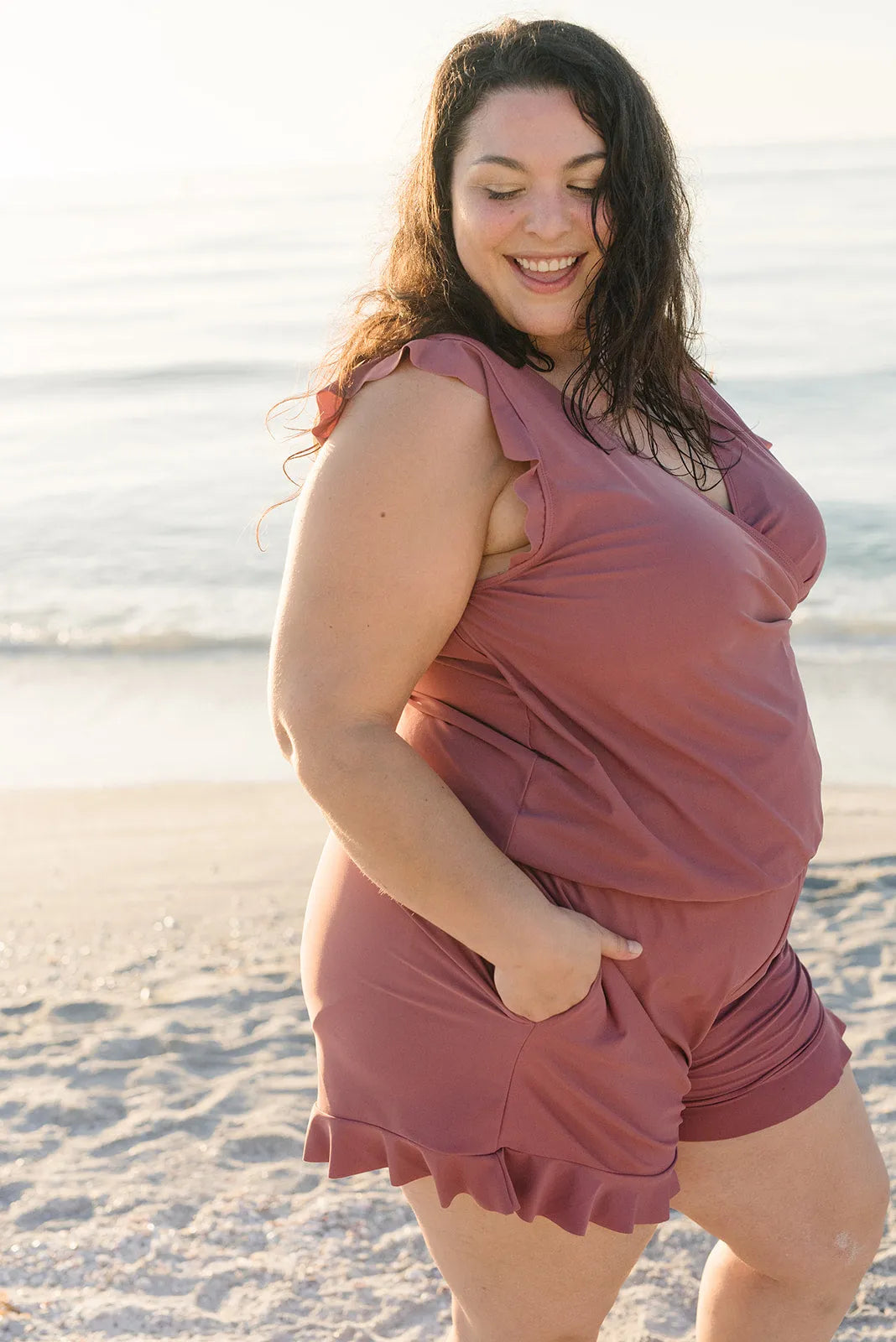 Abigail - Plus Size Swimsuit with Tummy Coverage for Women - photo 8