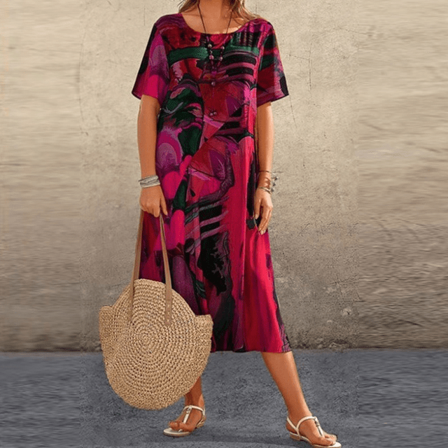 Elizabeth - Women's Floral Dress