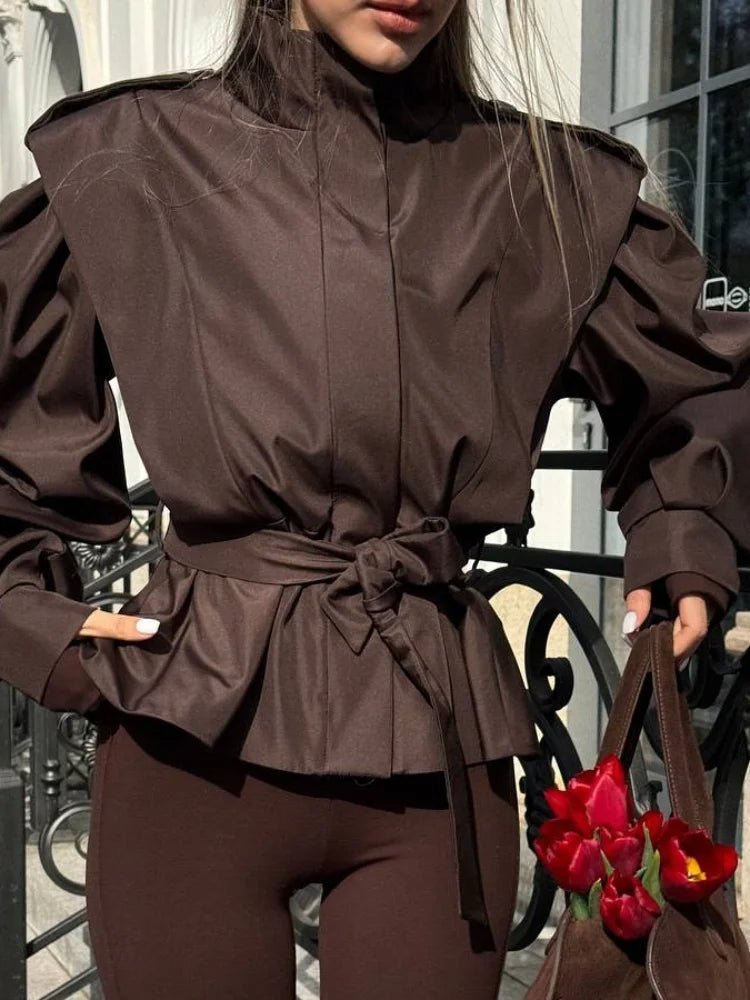 Ellie - Women's Jacket in Lace Trim with Collar - photo 6