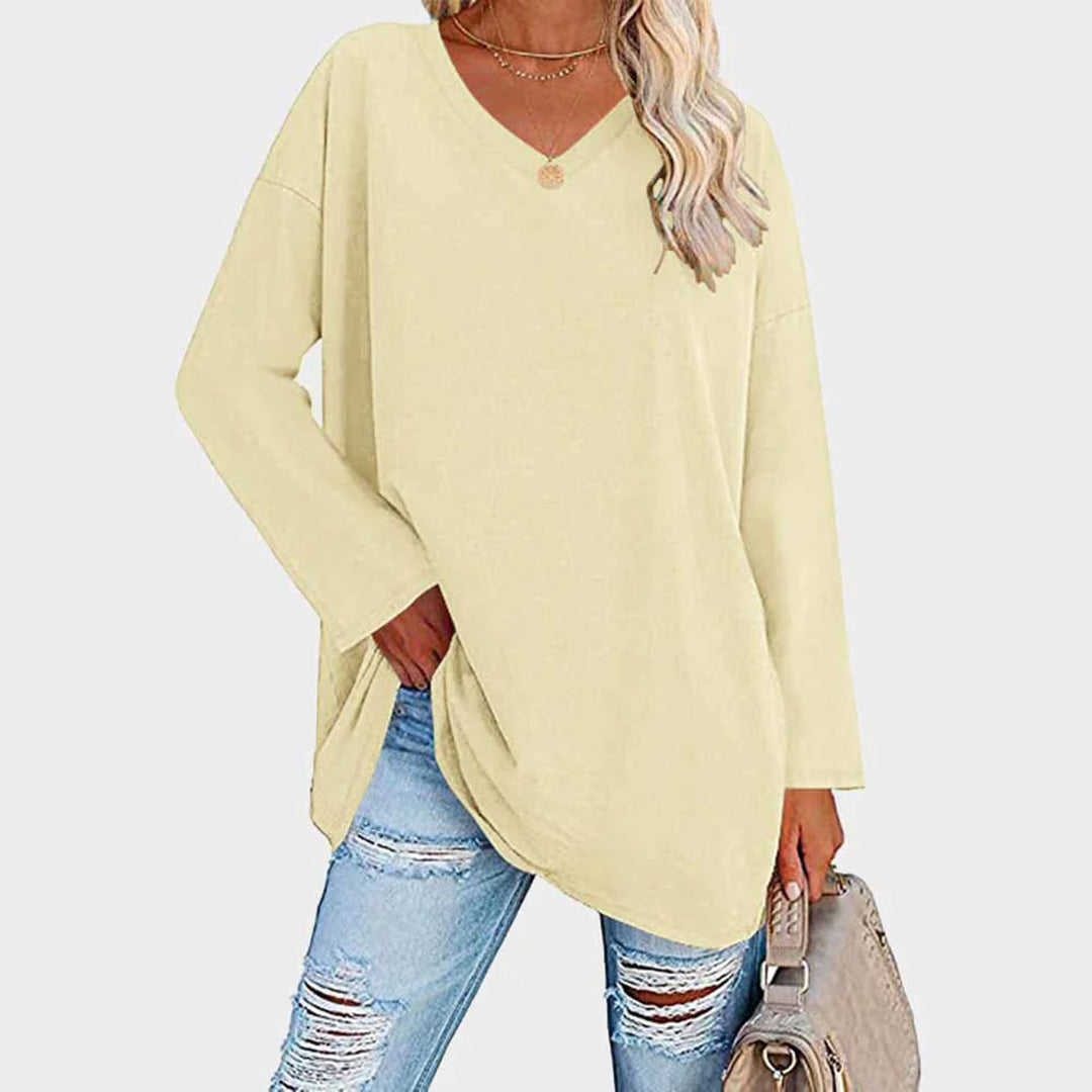 Ellowyn - Women's Relaxed Blouse with Long Sleeves - photo 13