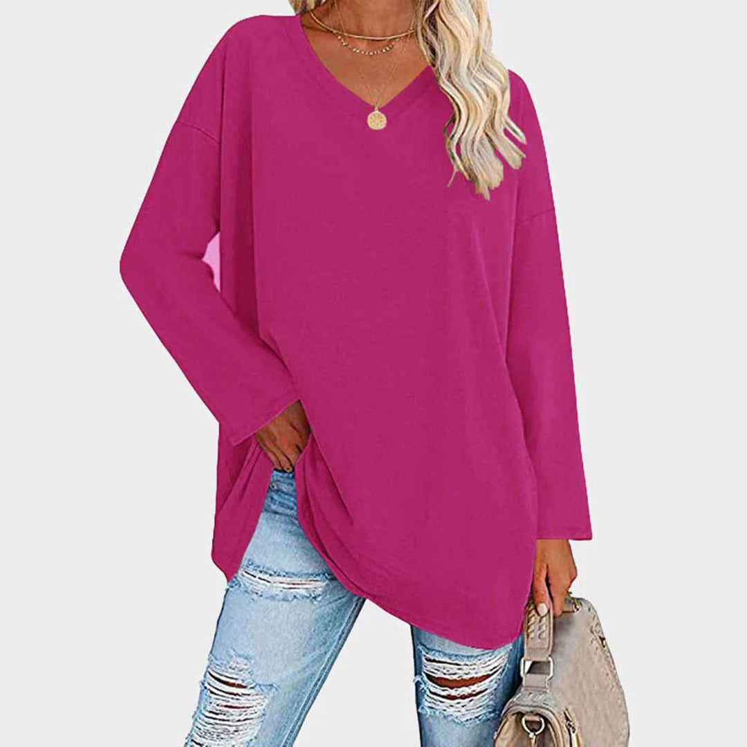 Ellowyn - Women's Relaxed Blouse with Long Sleeves - photo 15