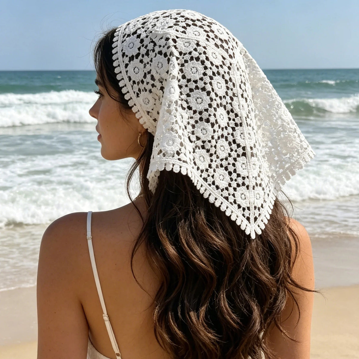 Evelina - Women's Flowing Scarf in Boho Print - photo 3