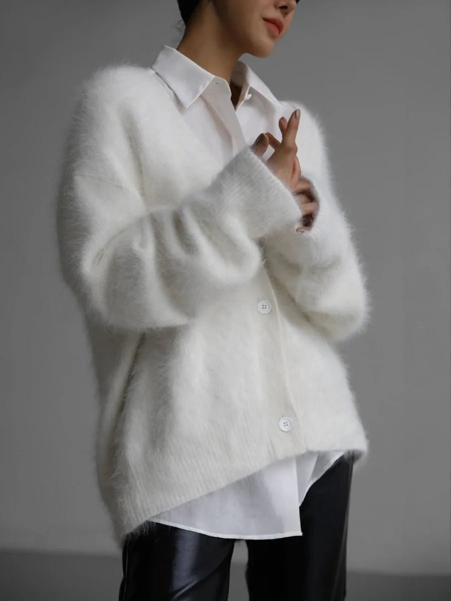 Faith - Women's Relaxed Cardigan in Knit - photo 2