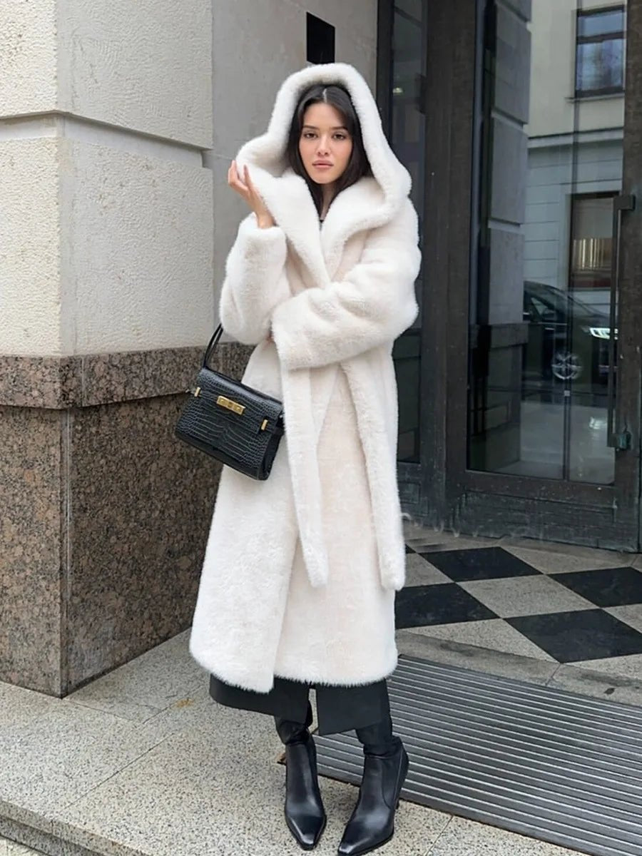 Farren - Women's Relaxed Coat with Hood - photo 1