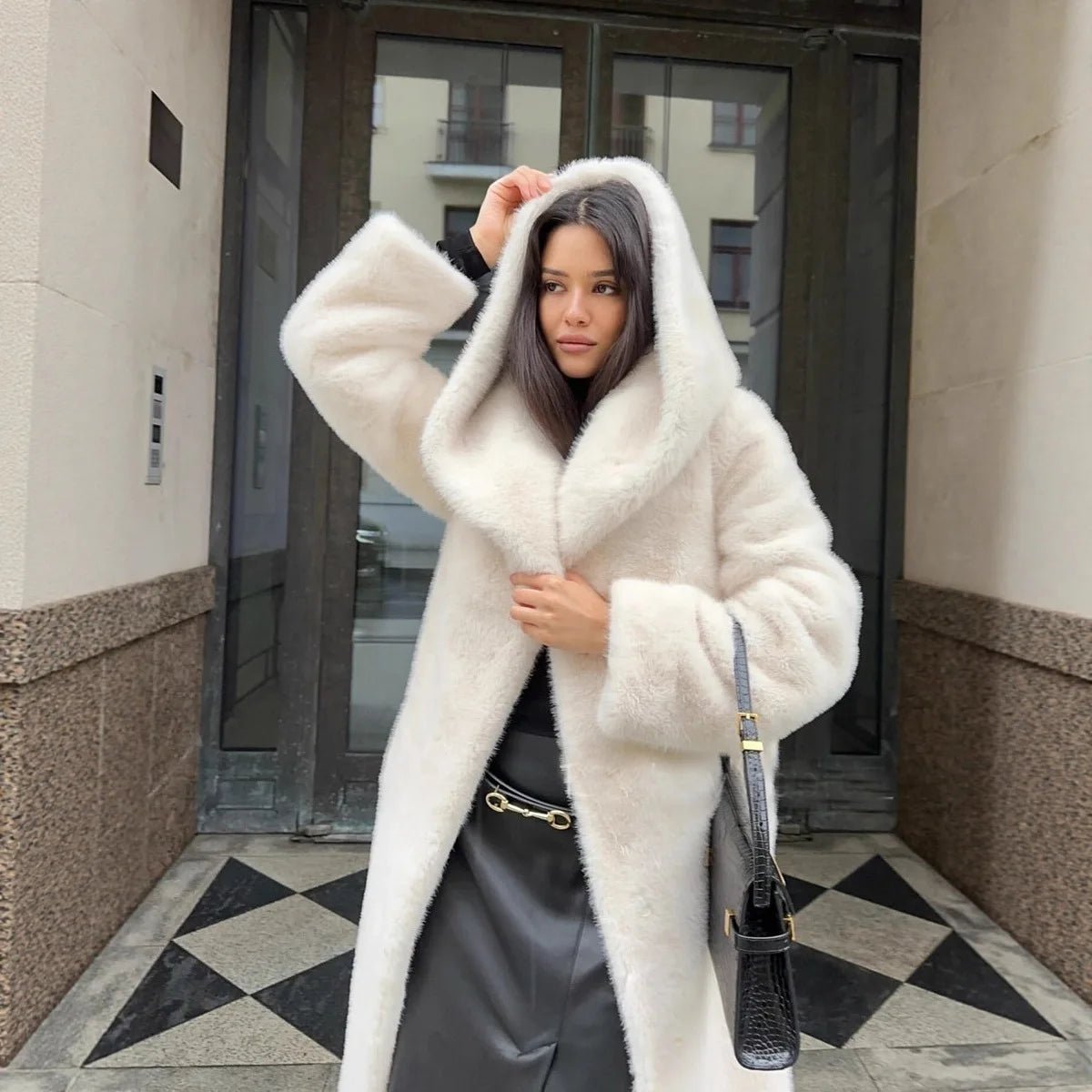 Farren - Women's Relaxed Coat with Hood - photo 7