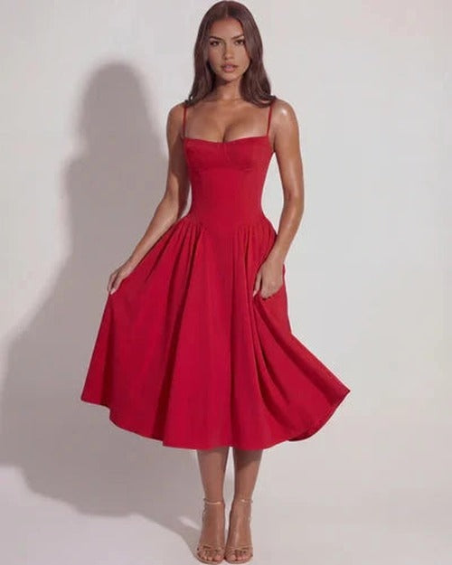 Francesca - Sweetheart Corset Midi Dress - photo 23