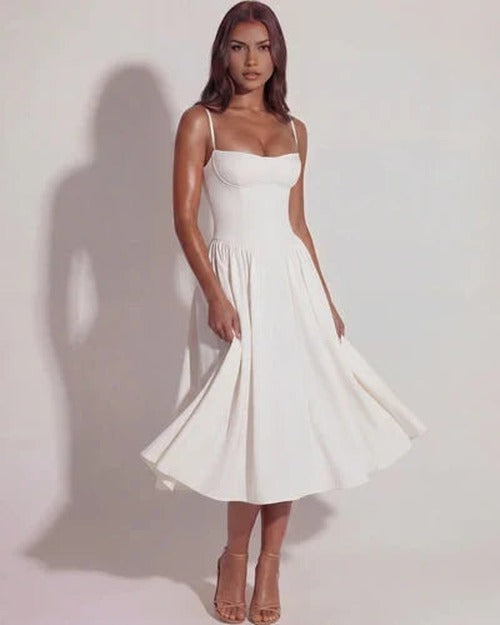 Francesca - Sweetheart Corset Midi Dress - photo 30
