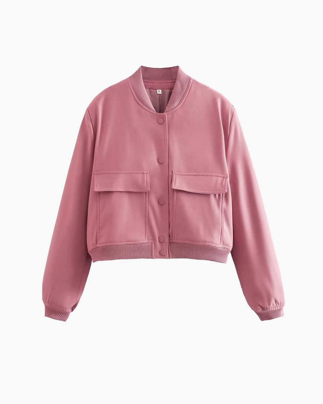Francesca - Women's Relaxed Bomber Jacket with Zip Front - photo 4