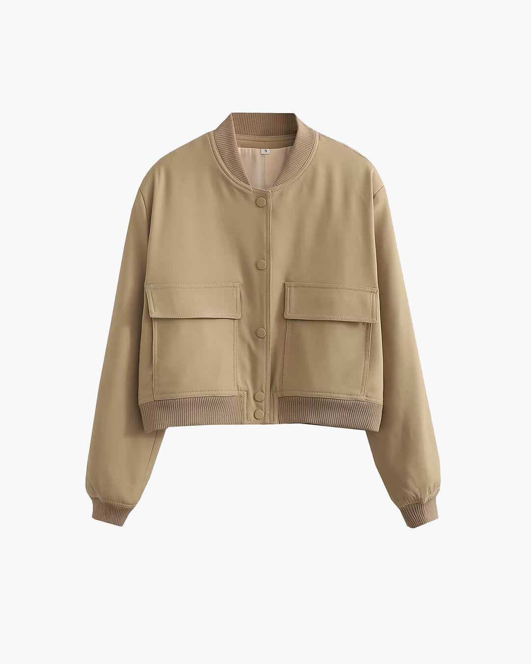 Francesca - Women's Relaxed Bomber Jacket with Zip Front - photo 5