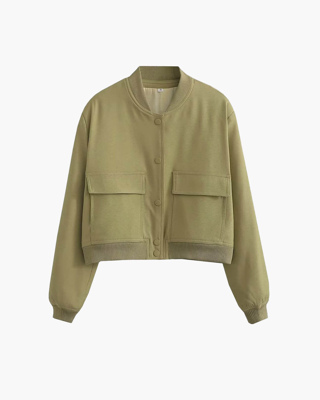 Francesca - Women's Relaxed Bomber Jacket with Zip Front - photo 6