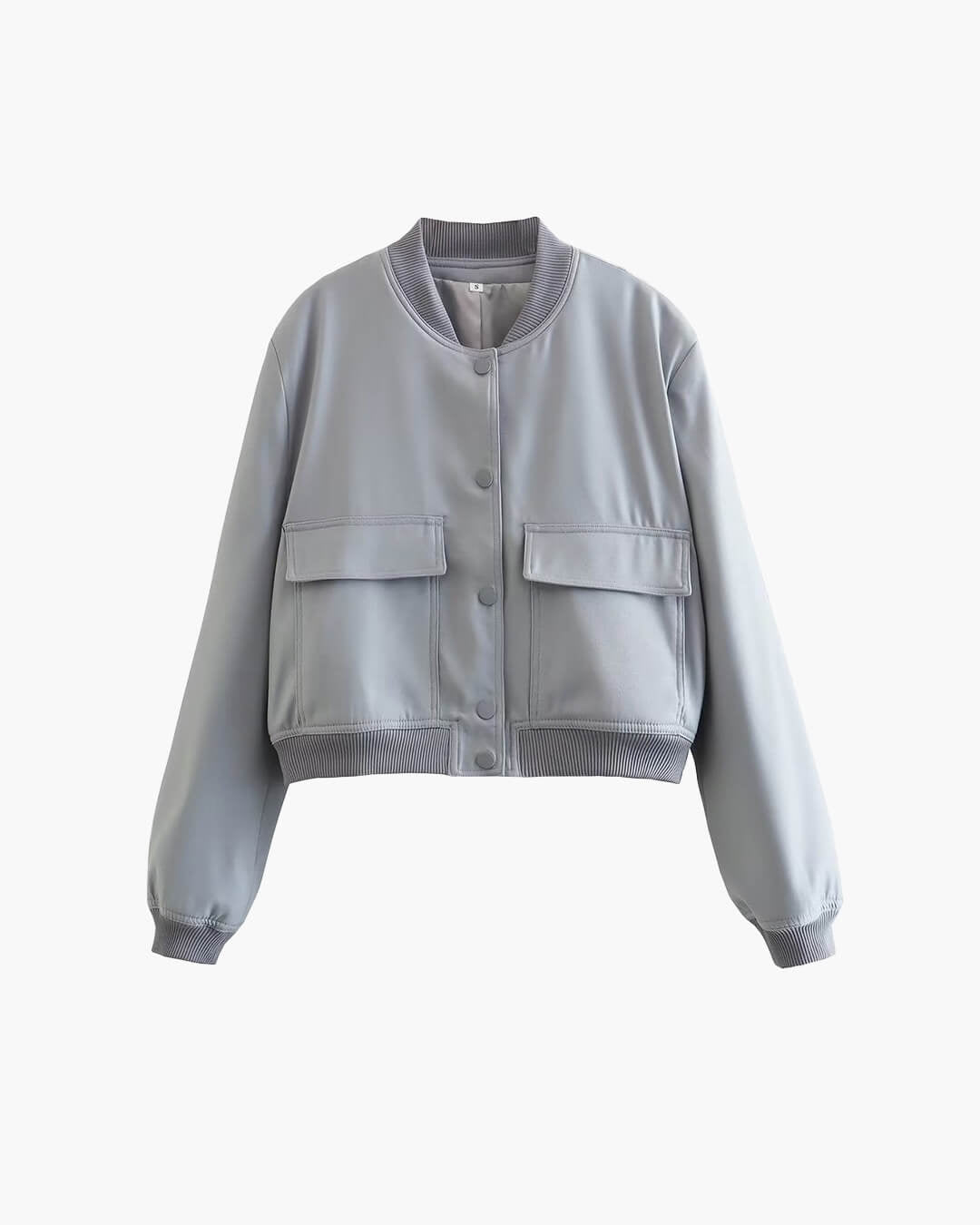 Francesca - Women's Relaxed Bomber Jacket with Zip Front - photo 7