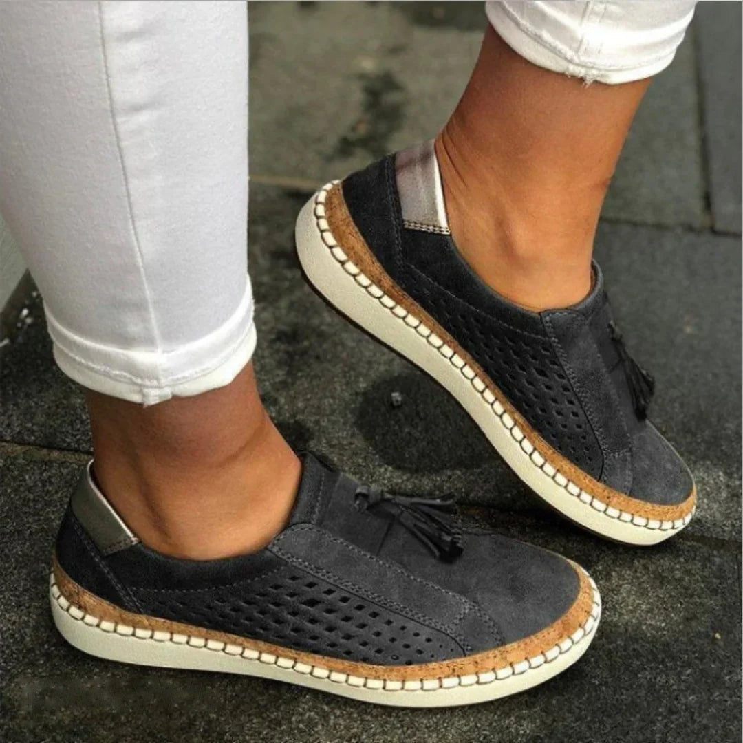 Frankie - Women's Breathable Comfort Shoes - Black