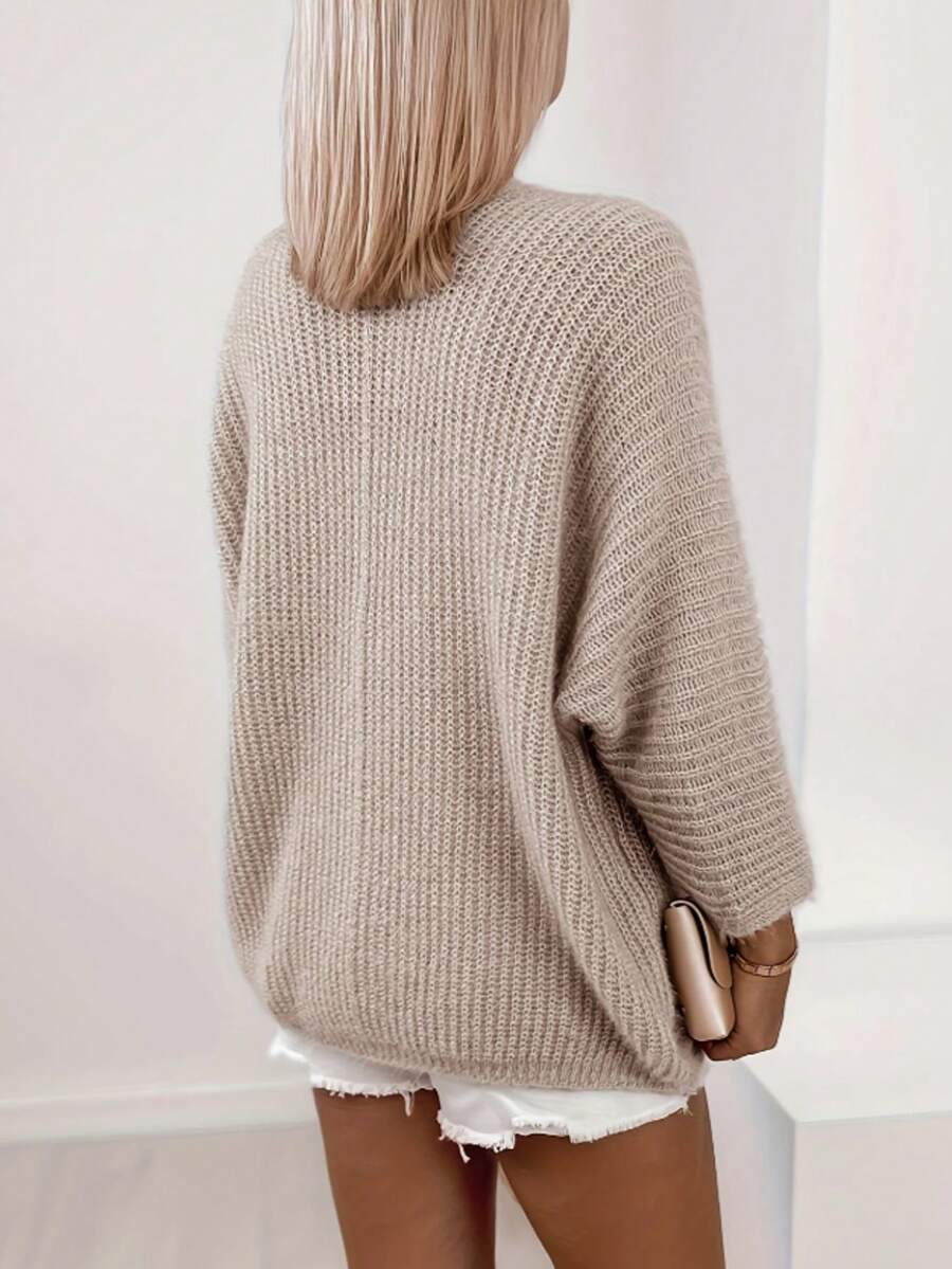 Gaye - Women's Relaxed Cardigan with Ruching - photo 3