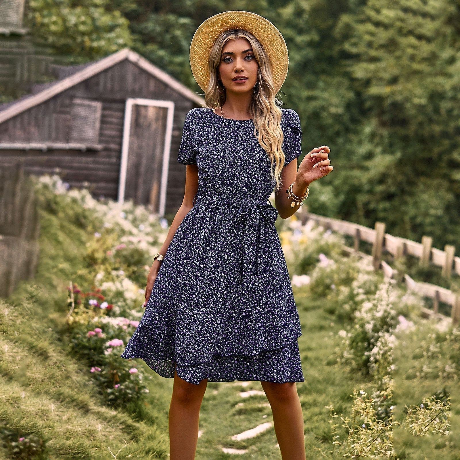 Gilda - Women's Comfortable Floral Dress - photo 1