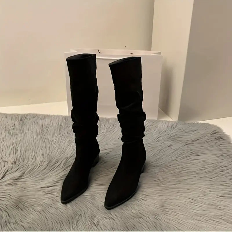 Ginny - Women's Winter Boots with a Heel - photo 1