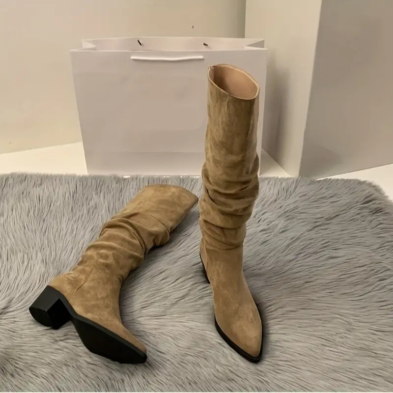 Ginny - Women's Winter Boots with a Heel - photo 3